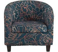 Housse Fauteuil Crapaud Cabriolet avec Accoudoir 2 pieces Housse de canapé Relax Club Chaise de Baignoire Housse de Fauteuil Extensible Polyester (Color : #29, Size : 1 pièce)