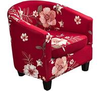 Housse Fauteuil Crapaud Cabriolet avec Accoudoir 2 pieces Housse de canapé Relax Club Chaise de Baignoire Housse de Fauteuil Extensible Polyester (Color : #11, Size : 1 pièce)