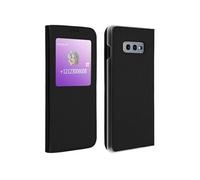 Housse Fenêtre Galaxy S10e Etui Clapet Coque Polycarbonate Rigide - noir