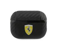 CG Mobile Ferrari FESAP2CABK Étui en PU Carbone pour Airpods 2 Noir