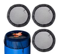 Housse Filet pour Récupérateur Eau | 4 Pièces Couvercles avec Cordon De Serrage pour Seaux - Protection Anti-Poussière pour Jardin | pour Jardin Extérieur Pelouse Et Espaces Verts