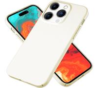 Housse fine 0,5mm pour iPhone 15 Pro Max Hard Case Ultra Slim Protection Housse téléphone crème beige