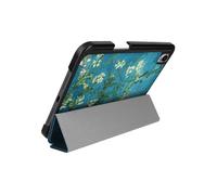 Housse Fleurs pour iPad Mini 6 2021 et Mini 7 2024 Clapet Support Multiposition