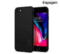 Housse flexible Spigen LIQUIDE AIR Noir pour iPhone SE (2020/2022), 7, 8