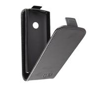 caseroxx Flipcase pour Nokia 105/110 4G 2021, Noir | Étui à rabat avec protection intégrale et fermeture sécurisée, en Cuir artificiel