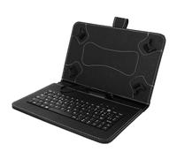 Housse Folio avec Clavier AZERTY pour Tablette 10'' - Connecteur Micro-USB Noir