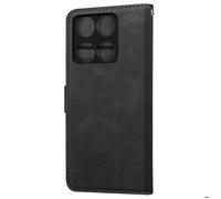 Avizar Housse Folio pour Motorola Edge 60 Pro - Simili cuir - Support vidéo - Noir
