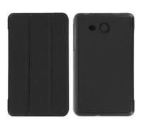 Housse Folio Clapet Noir Samsung Galaxy Tab A 7 pouces 2016 - Fonction Support Avizar Noir Noir G