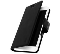 Housse folio Etui portefeuille universel smartphone Noir taille XL - Akashi