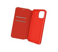 Housse Folio iPhone 12 Pro Max Portefeuille Fonction Support Vidéo rouge