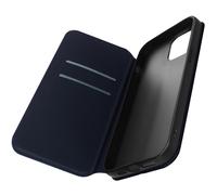 Housse folio iPhone 14 Clapet Porte-cartes Fonction Support Vidéo bleu nuit