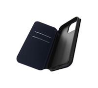 Housse folio iPhone 14 Pro Clapet Porte-cartes Fonction Support Vidéo bleu nuit