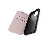 Housse folio iPhone 14 Pro Max Clapet Porte-cartes Support Vidéo rose champagne