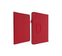 Avizar Housse étui clapet iPad 5/6/Air – Fonction support – Rouge