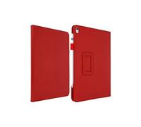 Housse Folio pour iPad Air 3 2019 / Pro 10.5 Effet Grainé avec Support Vidéo Rouge