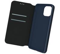 Housse Folio pour iPhone 12 et 12 Pro Portefeuille Fonction Support Vidéo Bleu