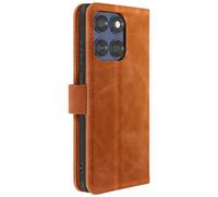 Housse Folio pour Motorola Edge 60 Fusion et Edge 60 Support Vidéo Marron