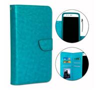Housse folio - TURQUOISE - Xiaomi 11T - Éco-cuir - Clapet magnétique - Porte-cartes intégré