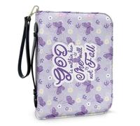 Housse for Bibles, Manuels Scolaires, Protecteur De Livre Pratique Avec Emplacement for Stylo Intégré, Housse for Ordinateurs Portables Idéal for Les Voyages, Les Études, Le Culte(Pattern J,30.5CM)