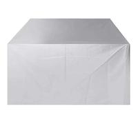 Housse for foyer extérieur, housse carrée for cheminée extérieure, anti-poussière for barbecue en tissu Oxford, brasero imperméable, for cour, ronde for (noir, 92 x 51 cm)(Silver,79x79x61cm)