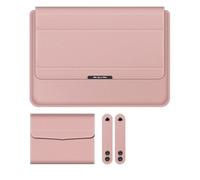 Housse for ordinateur portable, compatible avec Samsung Galaxy Book 6 Pro Ultra 2026, support Folio, repose-poignet, pochette for souris, étui avec ceinture et câble(Rose Gold,For 14inch)