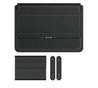 Housse for ordinateur portable, compatible avec Samsung Galaxy Book 6 Pro Ultra 2026, support Folio, repose-poignet, pochette for souris, étui avec ceinture et câble(Black,For 15-16inch)