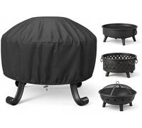 Housse Foyer Rond pour Esschert Design FF55 Fire Bowl 2015-2026 | Housse de Protection pour Braséro Rond Imperméable Oxford 210D