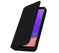 Housse Galaxy A9 2018 Etui folio clapet Portefeuille Fonction Support noir