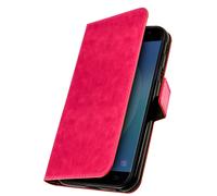 Housse Galaxy J3 2017 Etui Folio Portefeuille rose Fonction Support