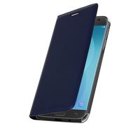 Housse Galaxy J3 2017 Etui Portefeuille Ultra-fin Bleu nuit - Fente pour Carte