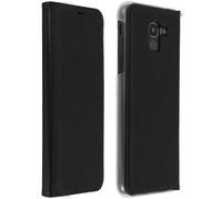 Housse Galaxy J6 Etui Portefeuille Clapet Flip Cover Ultra-Fin - Noir