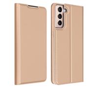 Housse Galaxy S21 Plus Étui Porte-carte Fonction Support Dux Ducis rose gold