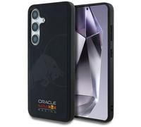 CG MOBILE Red Bull Étui de protection en cuir gaufré pour Samsung Galaxy S25 Compatible avec MagSafe Marine