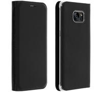 Housse Galaxy S7 Edge Etui Ultra-fin Noir - Fente pour Carte