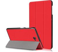 Housse Galaxy Tab A Sm-T580n,Samsung Tab A 10.1'' Coque - Etui À Rabat Smart Housse Coque De Protection Etui En Cuir Pour Samsung Galaxy Tab A 10.1 Pouces T580n/T585n (2016 Version),Rouge