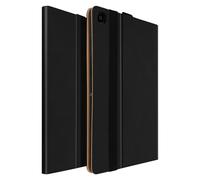 Housse Galaxy Tab A7 10.4 2020 Cuir Satiné Porte cartes Fonction Support Noir