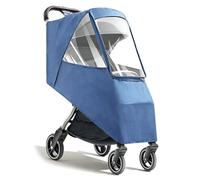 Housse générale facile à enlever offrant une couverture complète contre la pluie et le froid Protection confortable pour poussettes en lin Protection de voyage pour poussettes Protection contre le