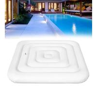 Housse gonflable isolée en PVC ronde carrée, résistante aux intempéries, résistante aux UV, facile à ranger, pour piscine extérieure, protection de baignoire