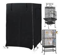 Housse Grande Cage À Oiseaux Cache-Lumière Respirant Enclos Pour Animal