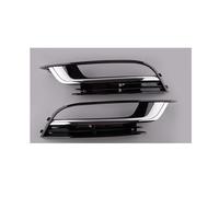 Housse Gril Lampe Antibrouillard 1 Paire Couvercle Phare Antibrouillard Pare-Chocs Avant Garniture Calandre Cadre Lunette 3C8854661 3C8854662 pour VW pour P&assat CC 2013 - 2017