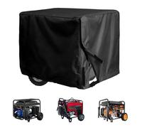Housse Groupe Électrogène pour Daewoo Power Products GD2500 2kW/2.2kW, Protection Anti-Poussière avec Fermetures Auto-Agrippantes pour Le Rangement de Générateurs Portables,A Black