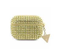 Housse - Guess - GUAPHDGTPD - Coque AirPods Pro - Doré - Strass - Pendentif décoratif