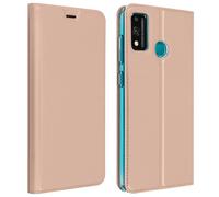 Housse Honor 9X Lite Étui Porte-carte Fonction Support Vidéo Dux Ducis Rose Gold