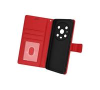 Housse Honor Magic4 Pro Clapet Portefeuille Stand Vidéo rouge