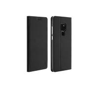 Housse Huawei Mate 20 Etui Portefeuille Coque Silicone Support Stand Noir