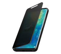 Housse Huawei Mate 20 Pro Étui Folio Miroir Clapet translucide Stand Vidéo Noir