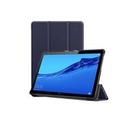 - Housse Huawei MediaPad T5 10.1 Etui Coque auto veille/réveille PU Slim Smart Case Support haute Solidité, Bleu Foncé [Dimensions PRECISES Tablette