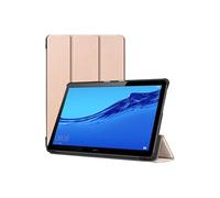 - Housse Huawei MediaPad T5 10.1 Etui Coque auto veille/réveille PU Slim Smart Case Support haute Solidité, Or / Doré [Dimensions PRECISES Tablette :