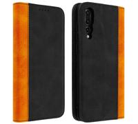 Housse Huawei P20 Pro Etui Folio Rangement carte Fonction support Noir