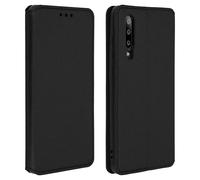 Housse Huawei P30 Etui Folio Portefeuille Fonction Support Vidéo - noir